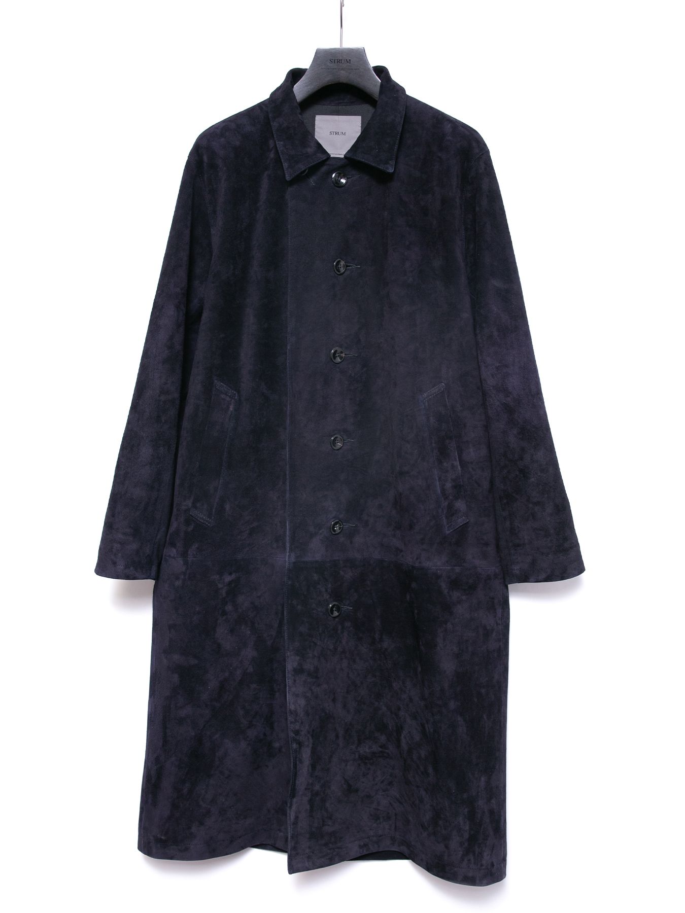 【予約品 4月6日(月) 締切】Japanese Calf Suede Biker Long Coat / カーフスエード バイカー ロングコート / ROY
