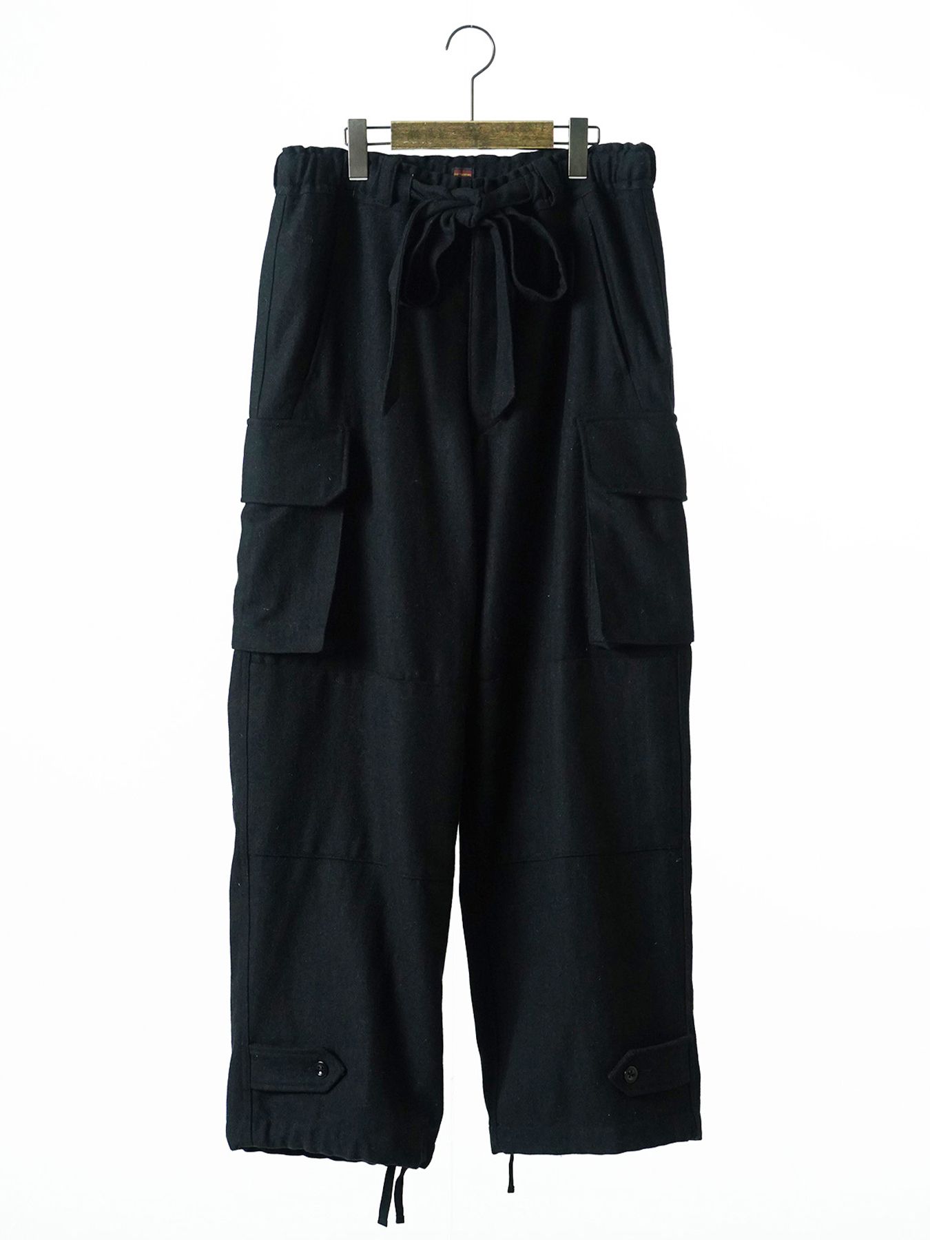 【予約品 7月5日(日) 締切】M47 WOOLTROUSERS / ウールカーゴパンツ / ブラック