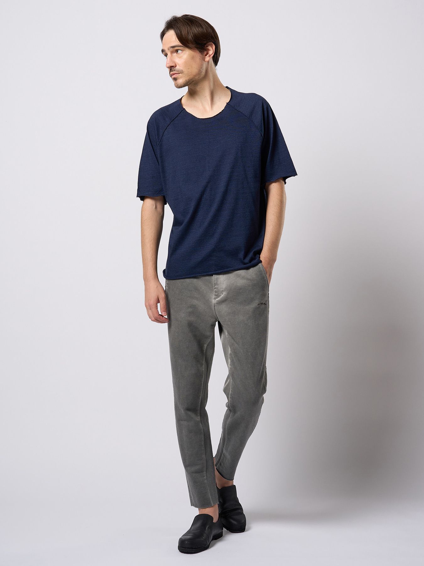 【予約品 9月23日(火) 締切】cut-off sweat pants / カットオフ スウェットパンツ / ダークグレー