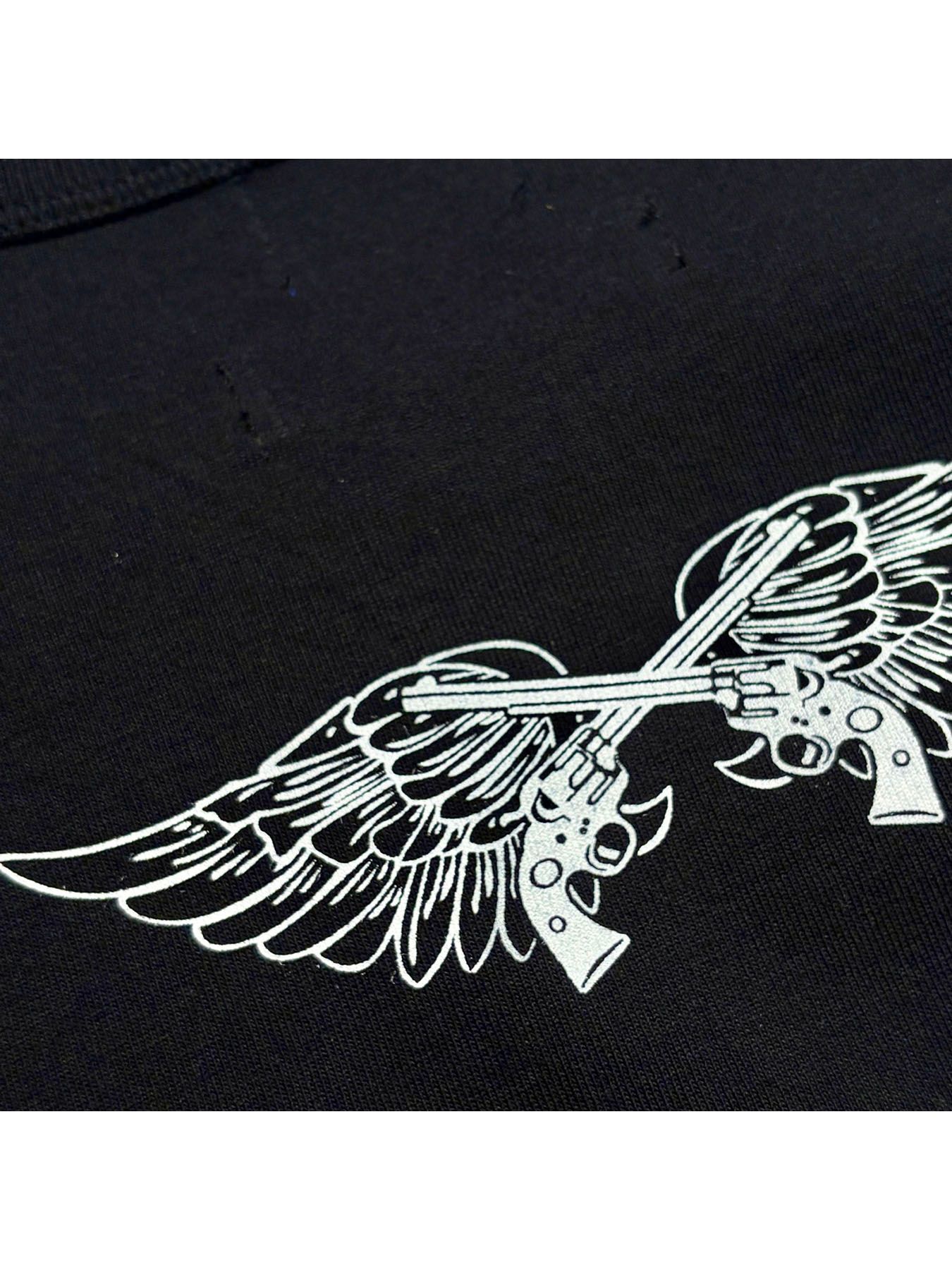 【予約品 3月9日(月) 18:00 締切】TT&CO.コラボ - TT&CO. CROSSGUN / ロンT / ブラック