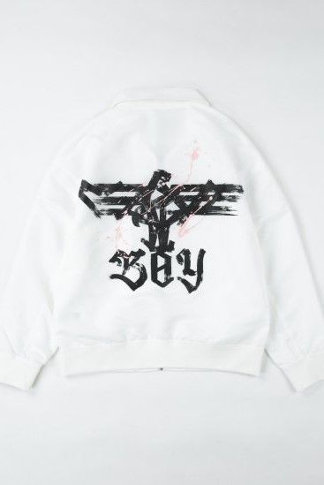NYLON JACKET/COAT / White 【BOY LONDON】