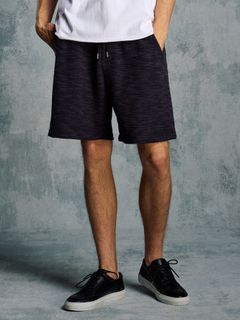 【予約品 1月25日(日) 締切】muta × wjk collection：knit jacquard relax shorts / ニットジャガード リラックスショーツ / ブラック