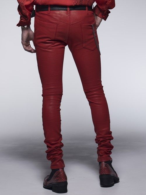 《予約品》 SkinnySlacks / スキニースラックス / レッド 【kiryuyrik】 10月以降入荷予定