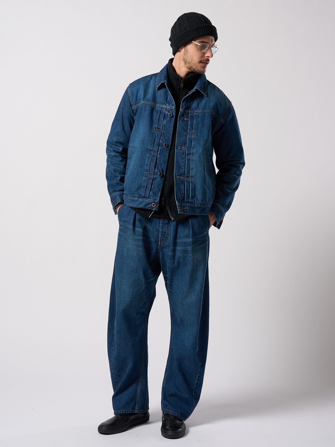 【予約品 4月19日(日) 18時締切】denim jacket type1 (used) / ユーズド加工 TYPE1 デニムジャケット / インディゴユーズド