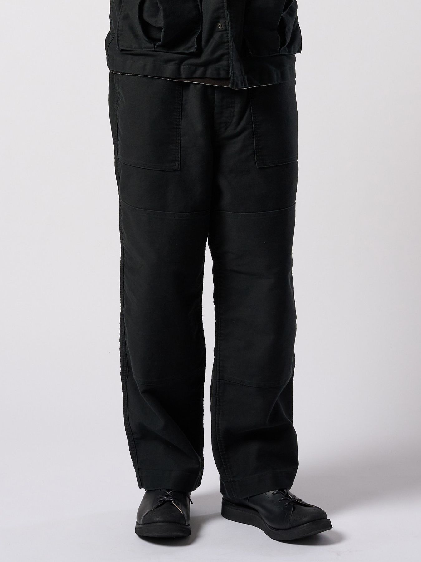 【予約品 4月19日(日) 18時締切】heavy moleskin work pants / ヘビーモールスキン ワークパンツ / ブラック