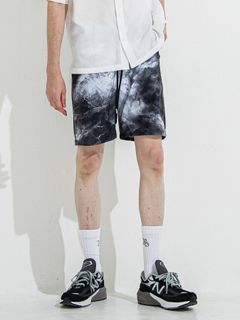 【予約品 】RASH SHORTS / ラッシュガード ショーツ / マーブルブラック