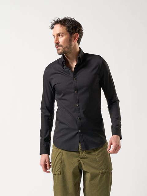 【予約品】 B.D shirt / ボタンダウンシャツ / ブラック