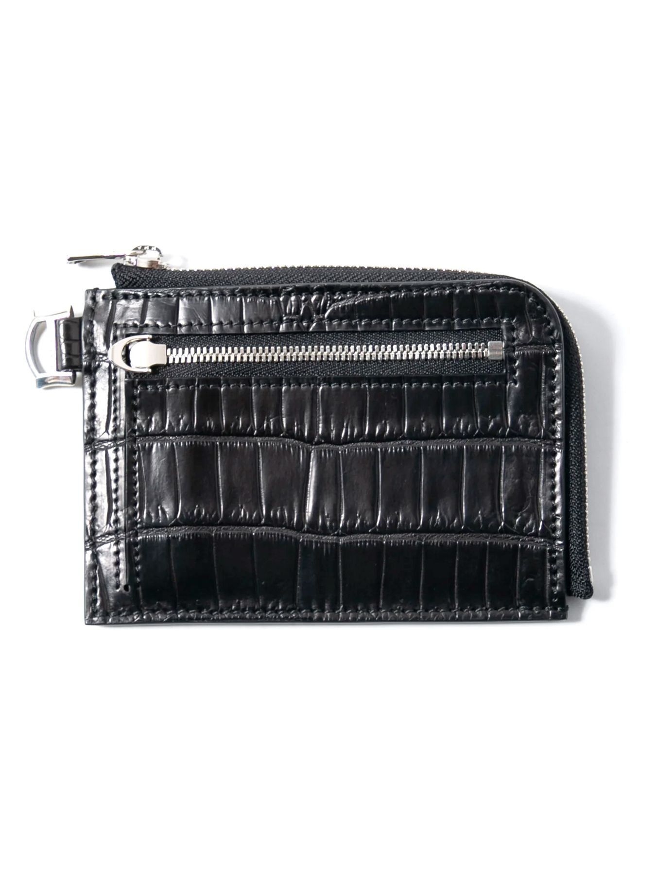 【予約品 10月12日(日) 締切】Nile Crocodile L Wallet / ナイルクロコ Lウォレット / ブラック