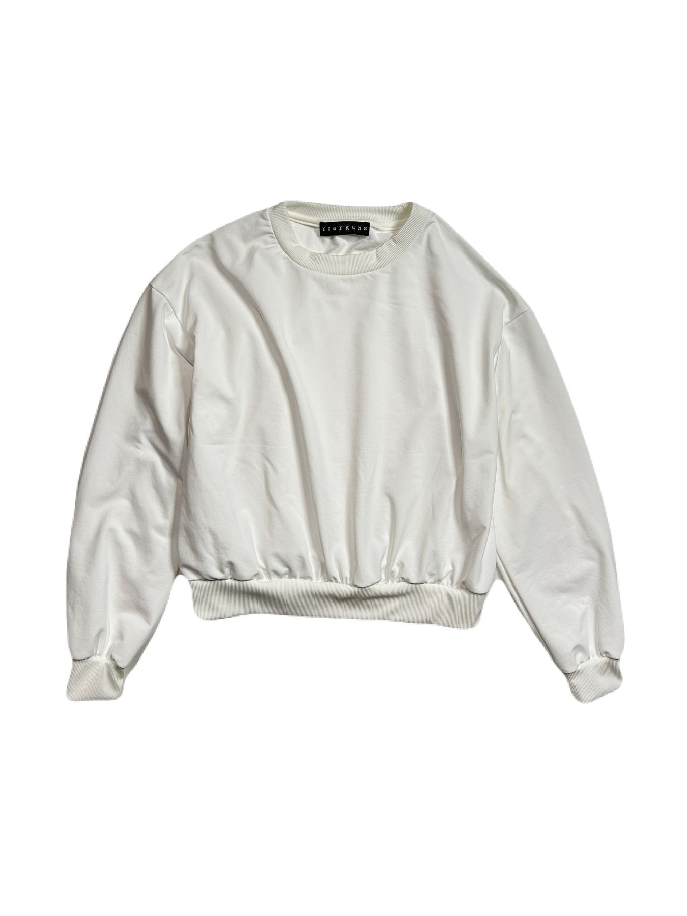 【予約品 8月10日(日) 締切 】WOMENS CROSSGUN METAL SWEAT / クロスガン メタル スウェット / オフホワイト