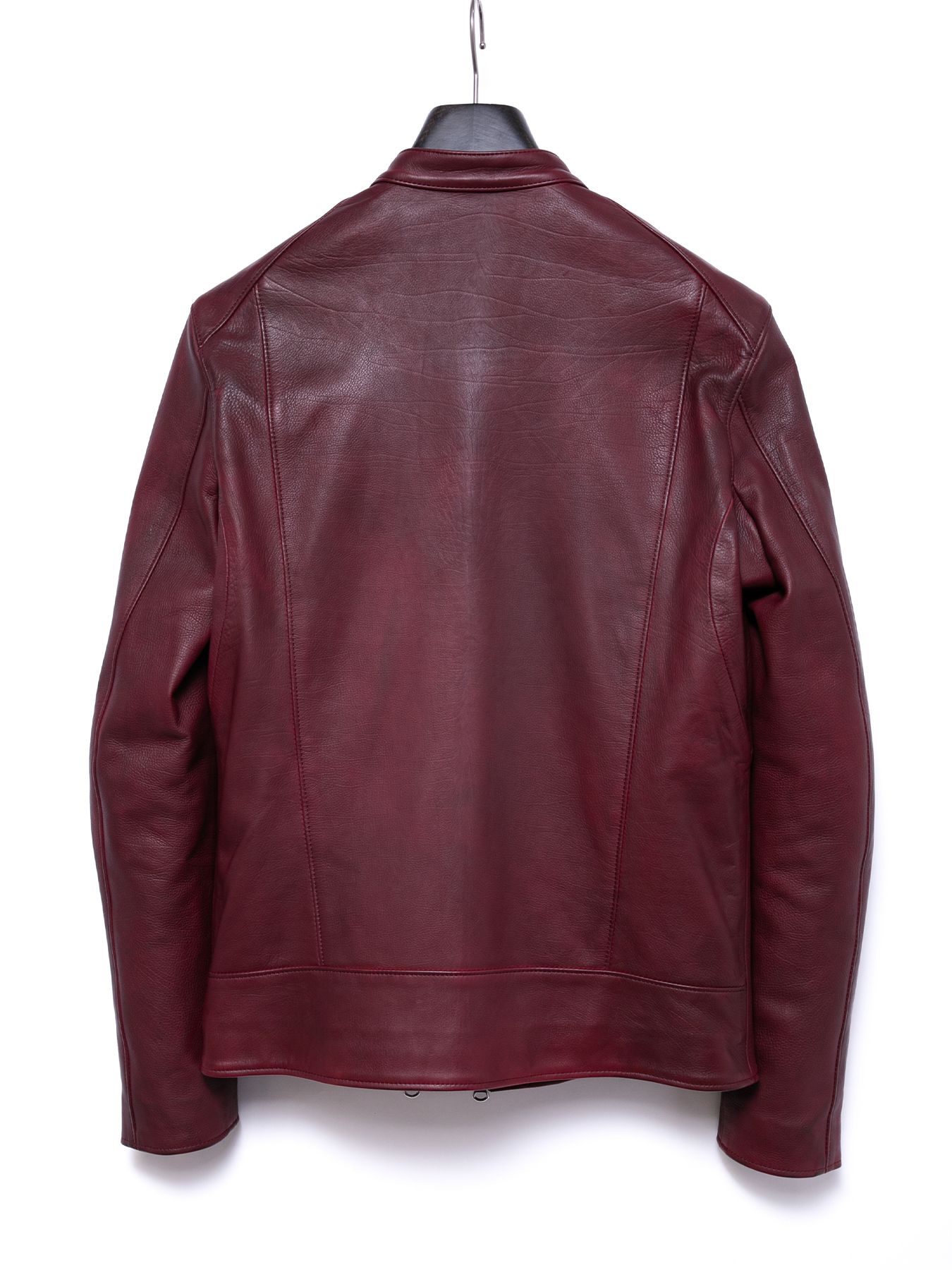 【予約品 4月6日(月) 締切】Hybrid Vegetable Tanned Calfskin Garment Burning Dyed Double Riders / ハイブリッド タンニン鞣し カーフスキン 燃焼製品染めダブルライダース / GHOST