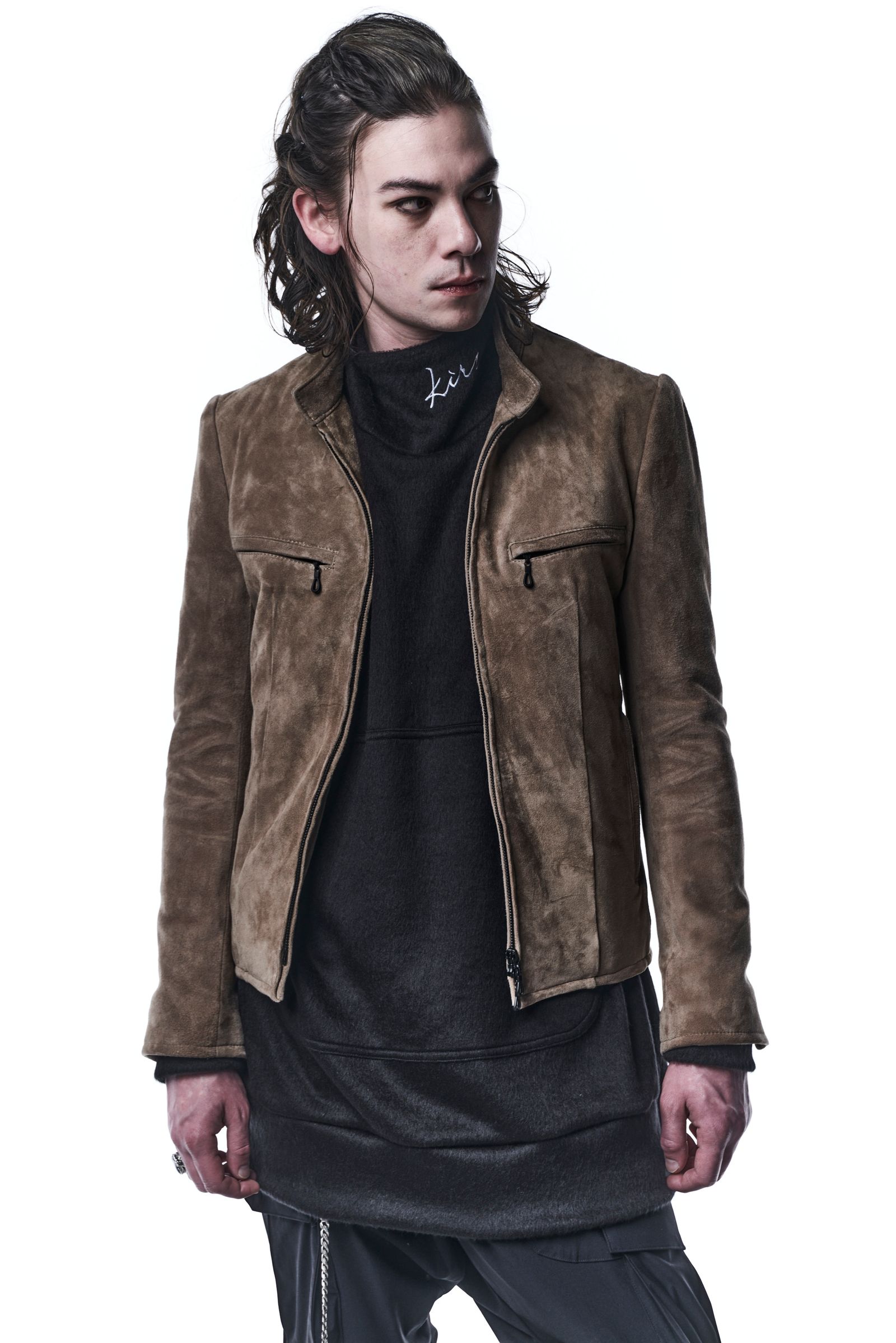 《予約品》 SingleRidersJacket ライダースジャケット GoatSuede / Beige 【kiryuyrik】 10月入荷予定