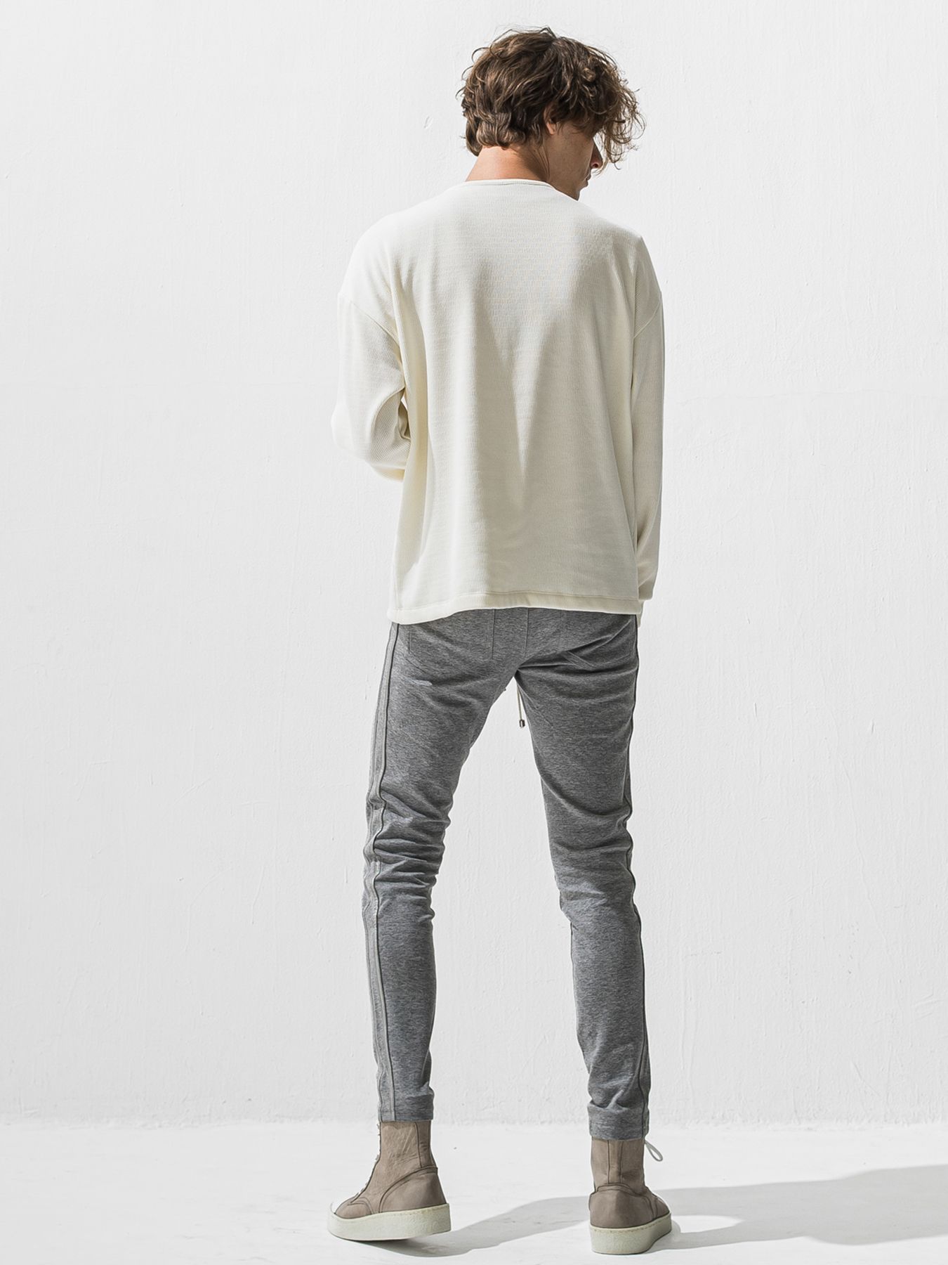 【予約品 9月6日(日) 締切】BLIND LINE PT / ラインパンツ / グレー×シルバー
