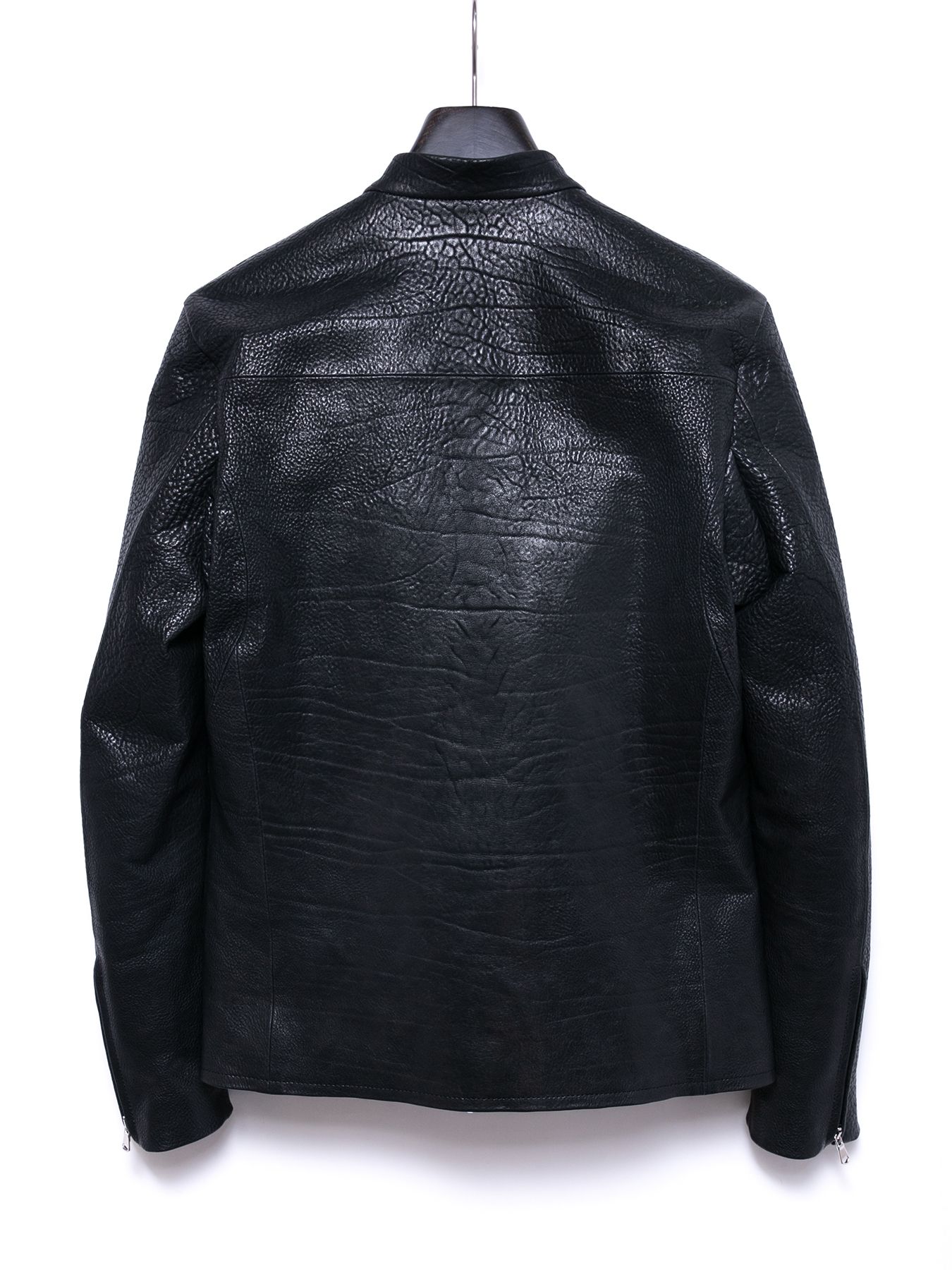 【予約品 4月6日(月) 締切】Full Vegetable Tanned Italian Double Shoulder Steer Hide Garment Burning Dyed Single Riders / イタリアンダブルショルダー燃焼製品染めシングルライダース / JUDE