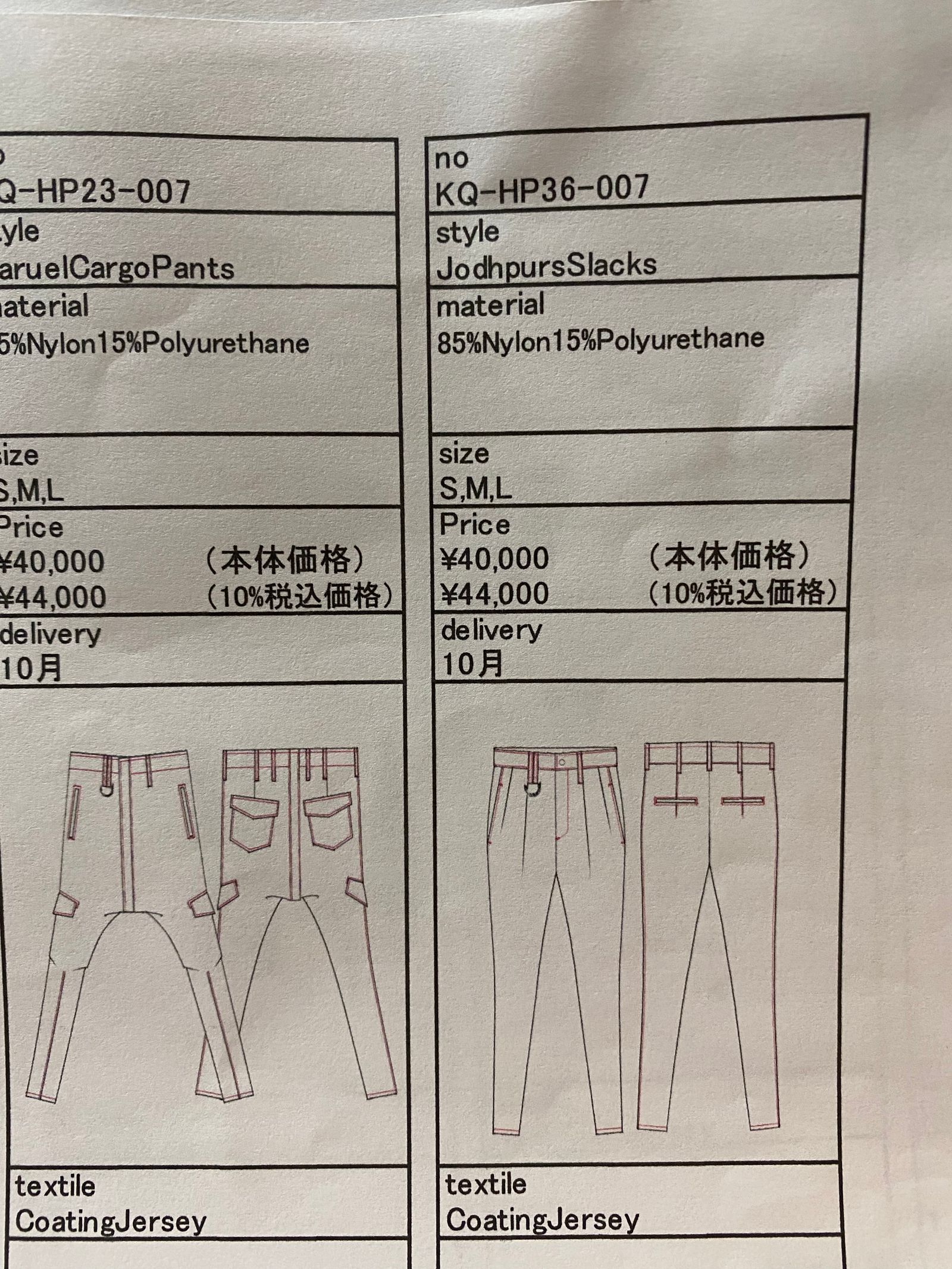 《予約品》 SaruelCargoPants / コーティングブラックカーゴパンツ / ブラック 【kiryuyrik】 10月以降入荷予定