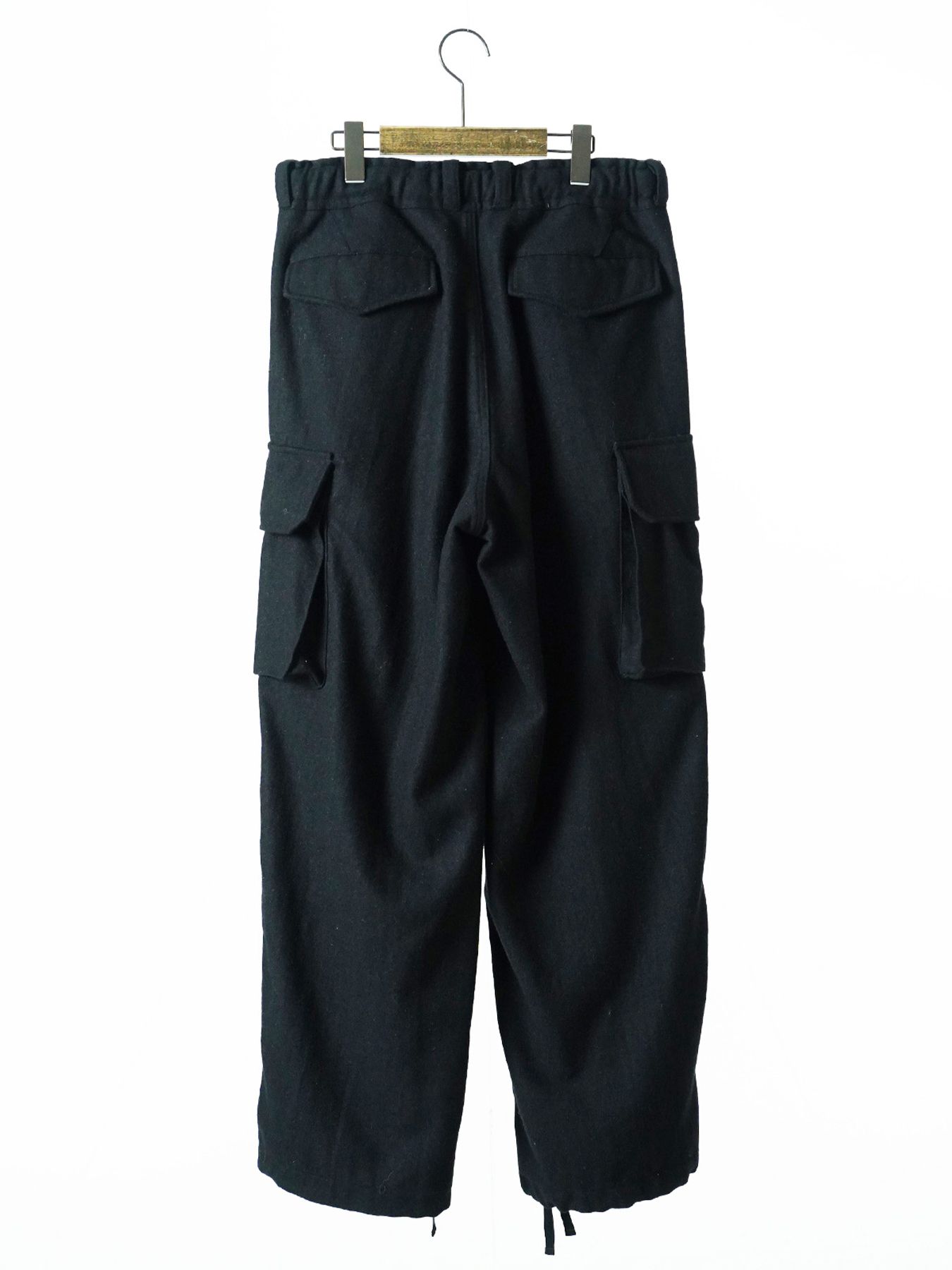 【予約品 7月5日(日) 締切】M47 WOOLTROUSERS / ウールカーゴパンツ / ブラック