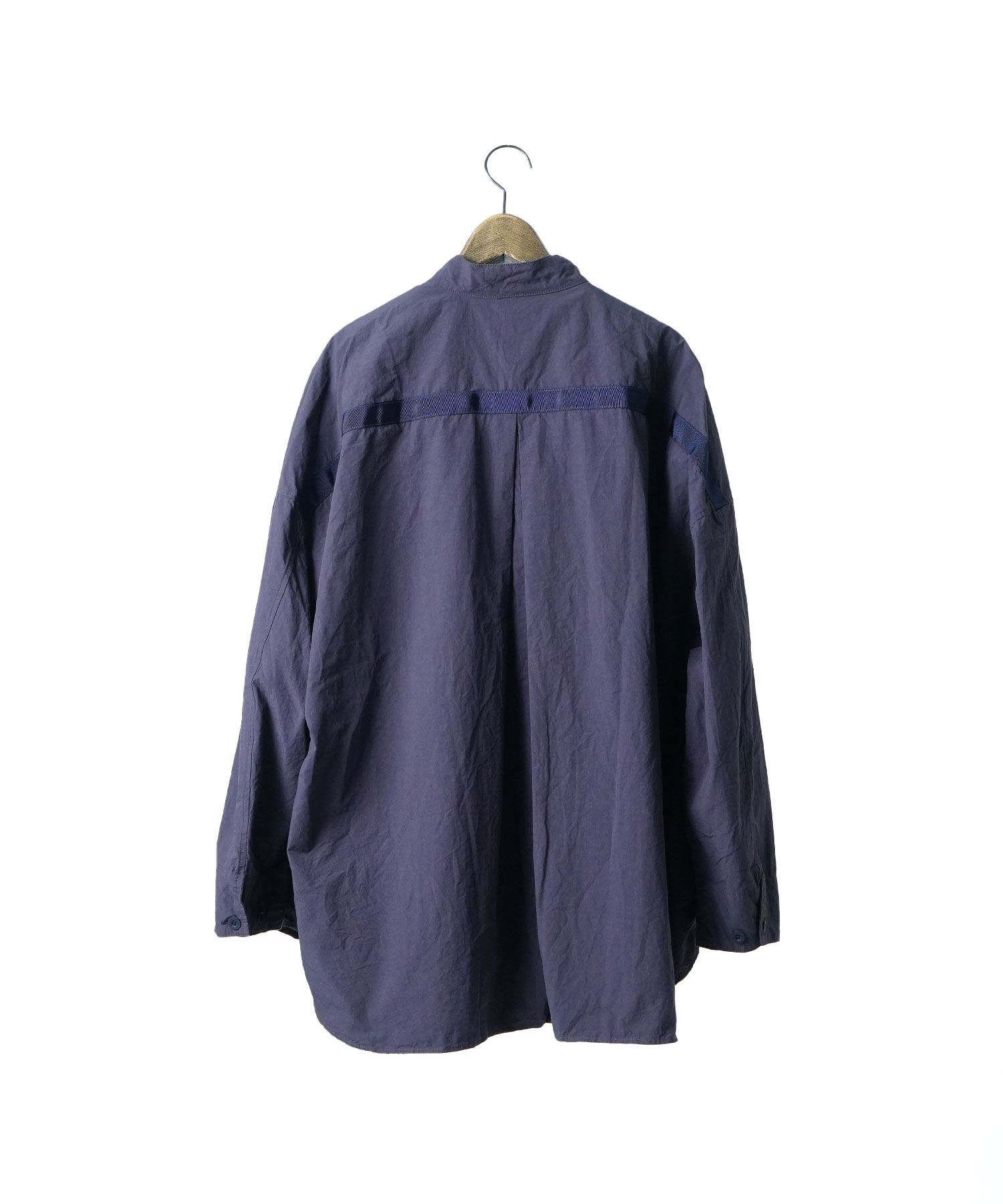 【予約品10月20日(日）締め】 NOVARRA / シャツ / ダークパープル Vネックノースリーブ付き