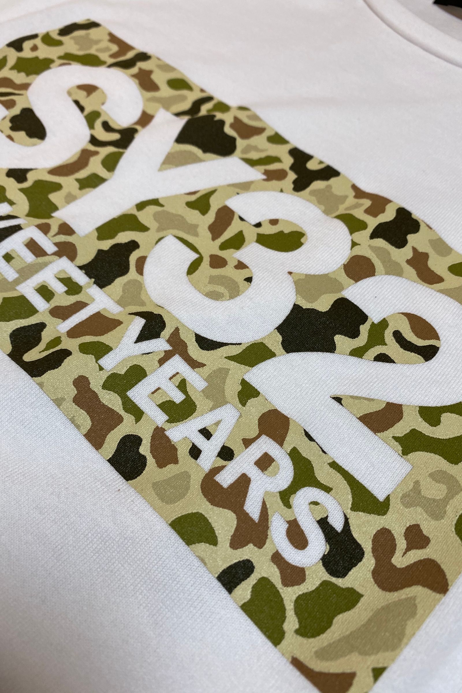 CAMO BOX LOGO L/S TEE長袖Tシャツ 【SY32 by SWEET YEARS】