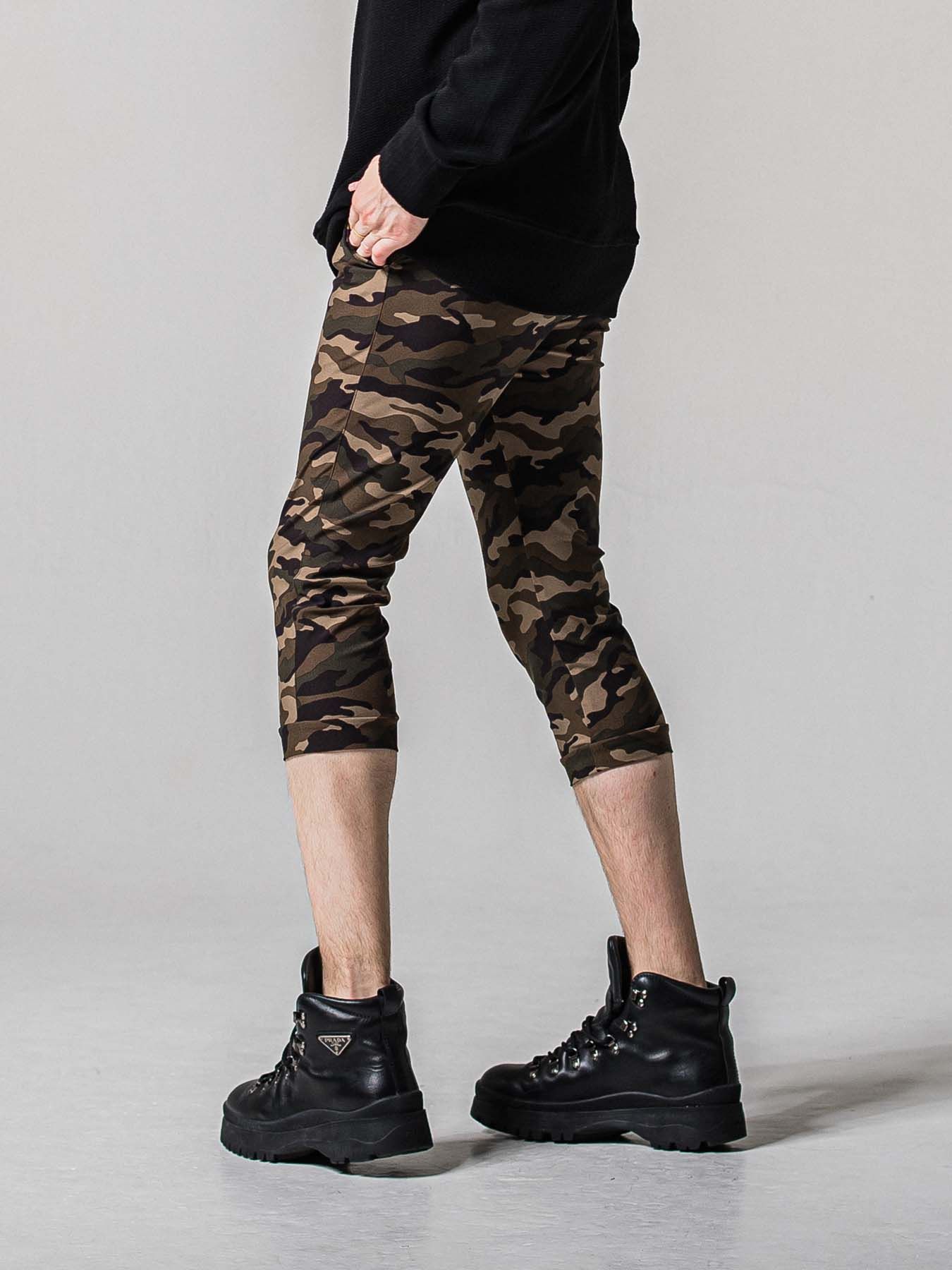 【予約品 11月16日(日) 締切】RE CROPPED PT / ナイロン イージークロップドパンツ / カモカーキ