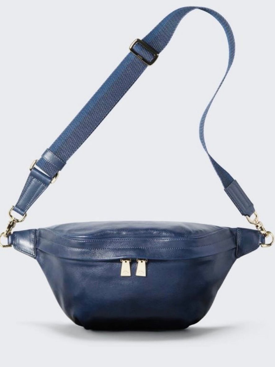 ボディバッグ Antique Leather / Dark Blue 【aniary】