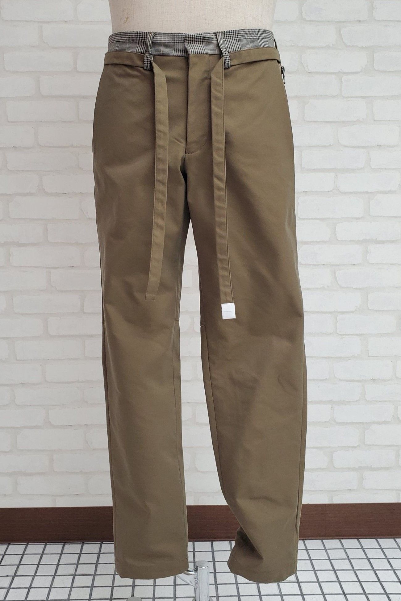 BELTED PANTS / CAMEL 【junhashimoto】