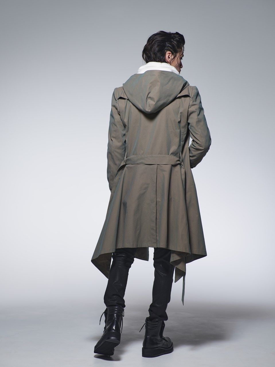 《予約品》 FlareHoodieCoat / フレアフードコート / カーキ 【kiryuyrik】 8月以降入荷予定