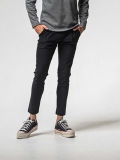 【予約品 8月31日(日) 締切】CHRIS EASY HEAT TUCK PANTS / クリス イージー ヒートタックパンツ / ブラック