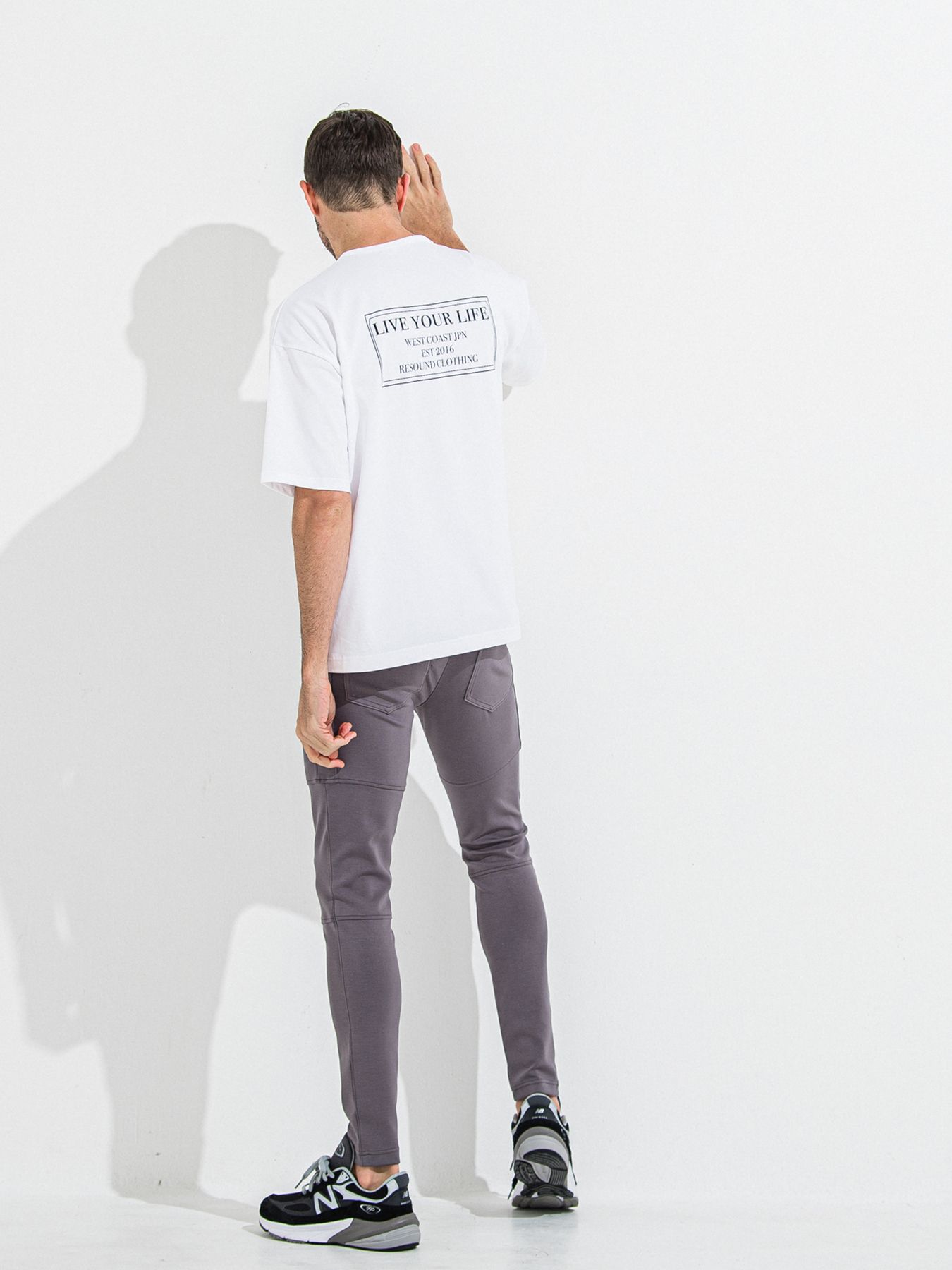【予約品 】CREW OVER TEE /  クルーオーバーサイズTシャツ / ホワイト