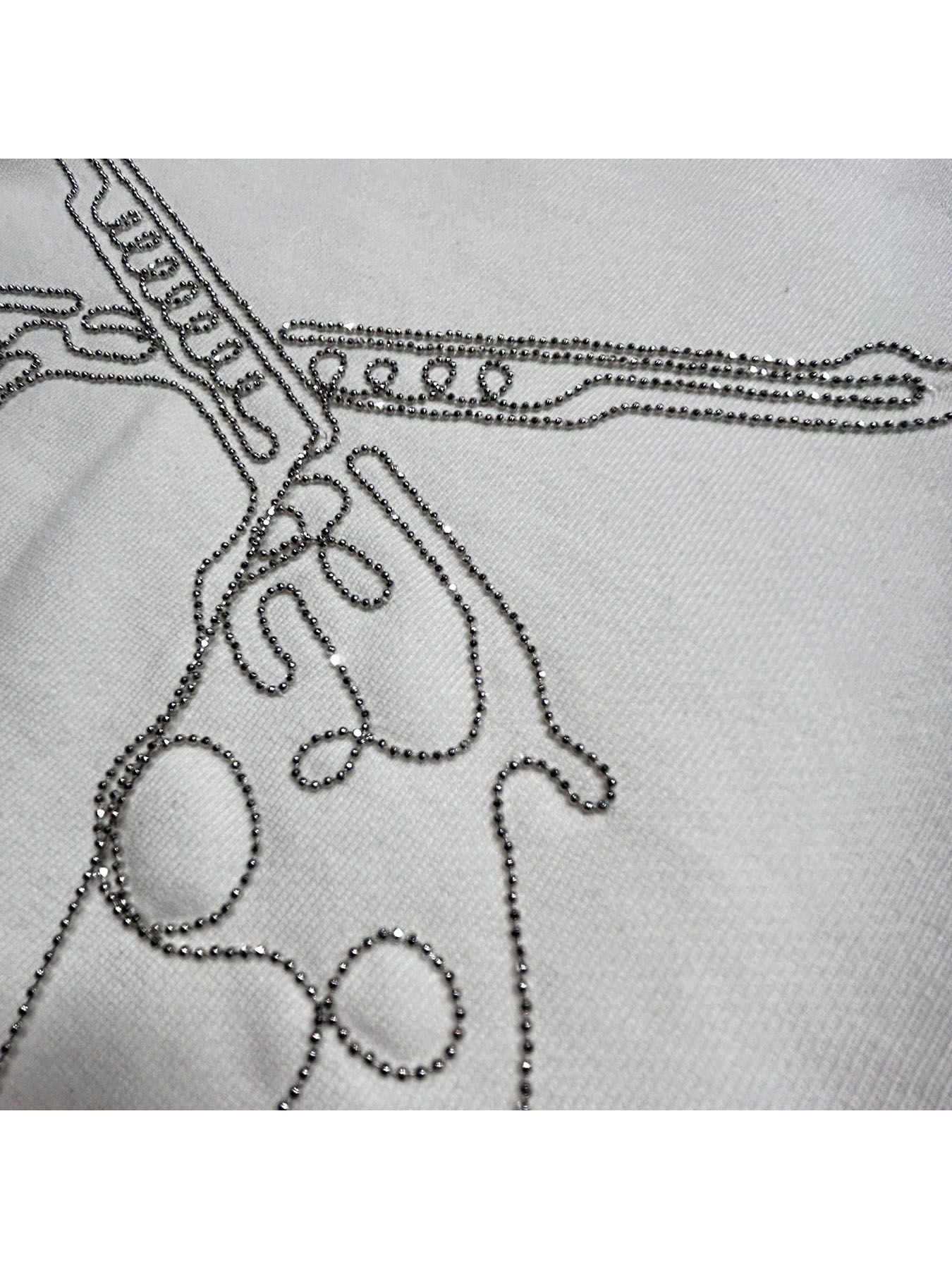 【予約品 8月10日(日) 締切 】BALL CHAIN SWEAT / ボールチェーン スウェット / オフホワイト