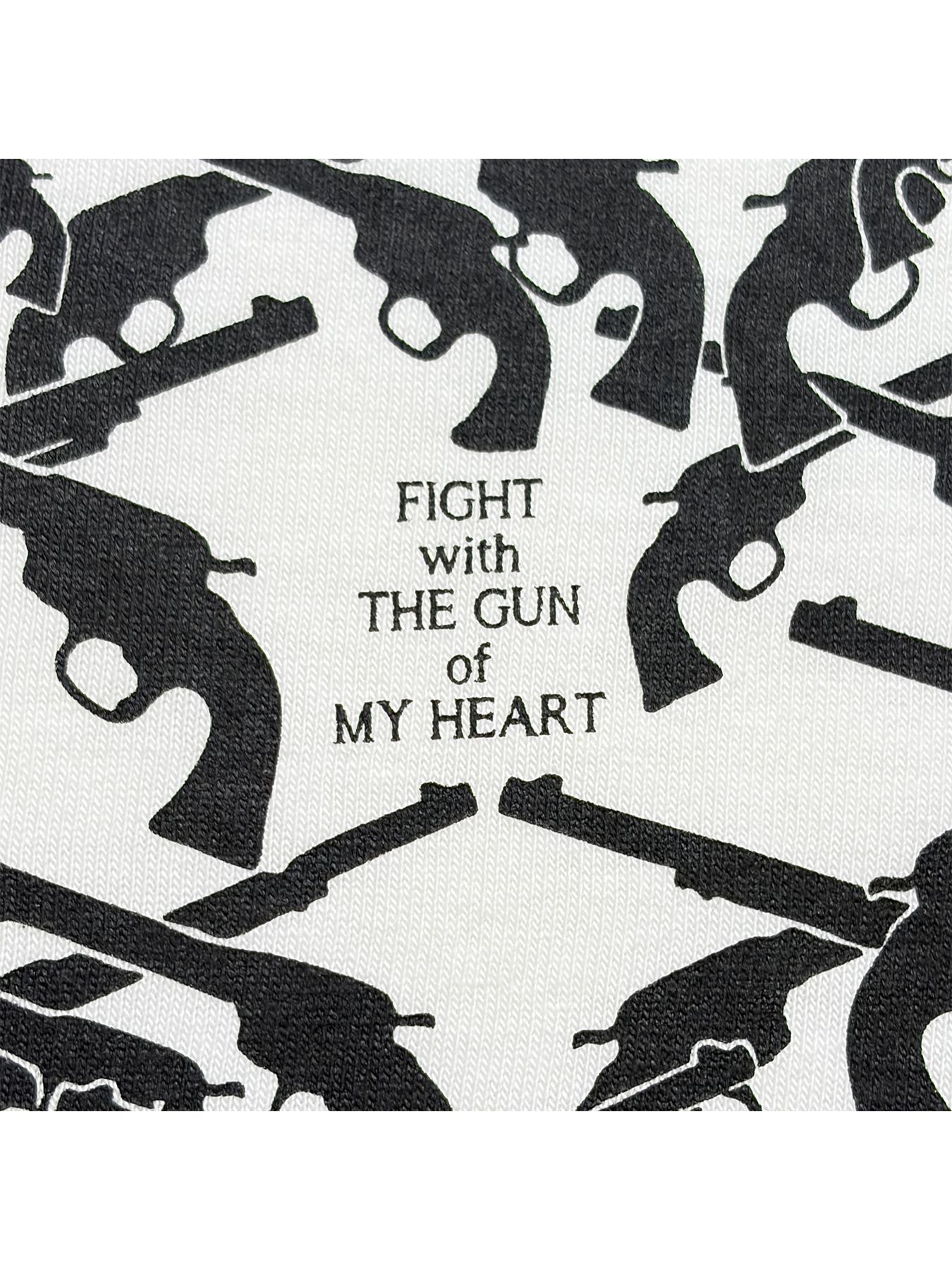【予約品 8月23日(日) 締切】VIN/JER SS HEART-GUN / ホワイト