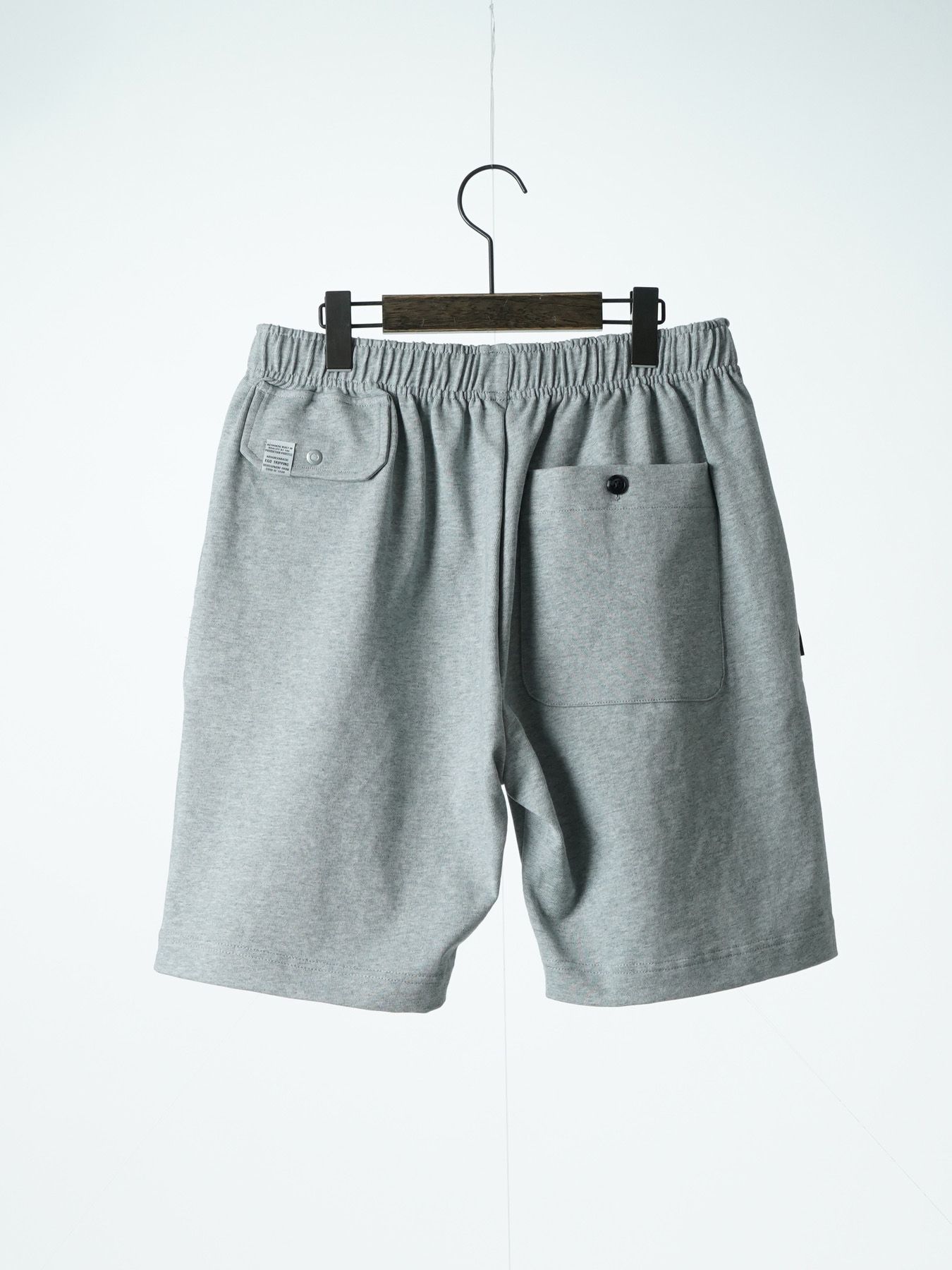 【予約品 2月1日(日) 締切】HEAVYJERSEY SHORTS spiky / イージーショーツ / 杢グレー×グレー