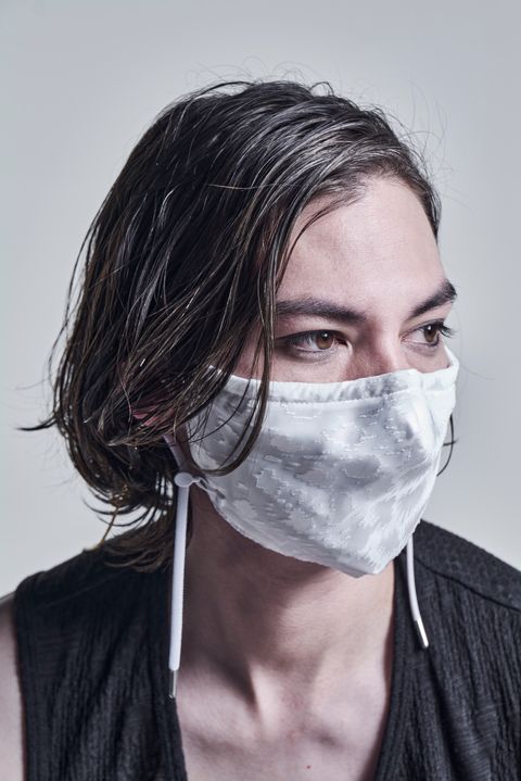 FaceCover OpalLeopard白豹 / White 【kiryuyrik】