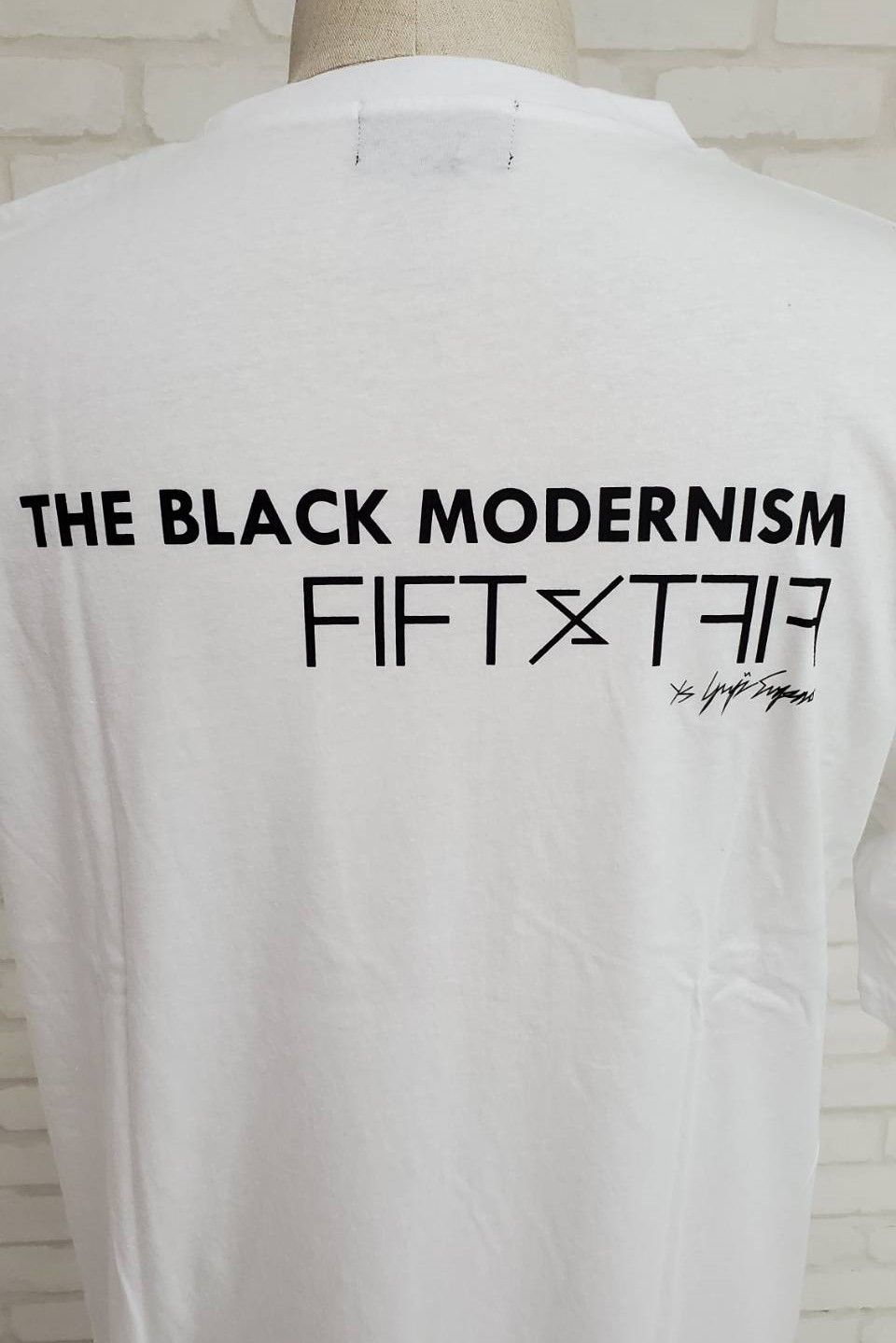 "清春" Special Session Print Hem Step Big Tee / WHITE 【FIFTY FIFTY ys Yuji SUGENO】