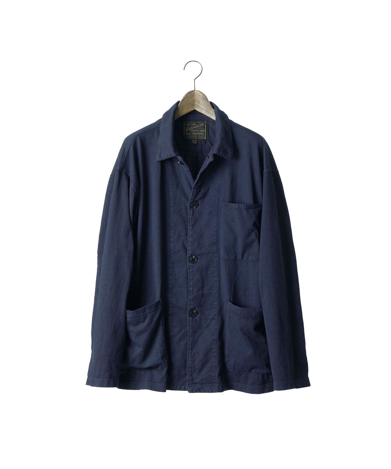 【予約品10月20日(日）締め】 BLUETEE / カバーオール / ネイビー