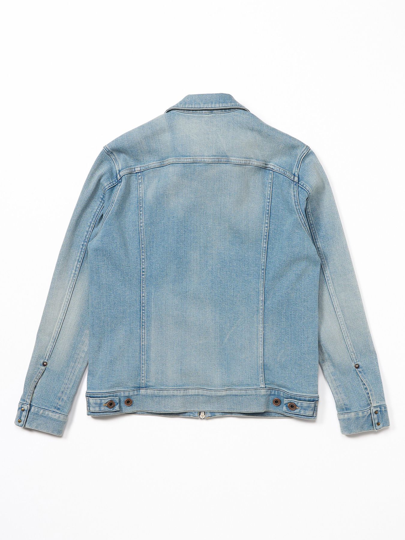 【予約品 9月23日(火) 締切】denim zip blouson / デニムジップブルゾン / アイスブルー