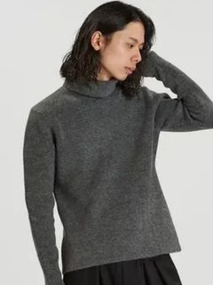 ジャカードニットタートルネック 857010-363K【NO ID.】