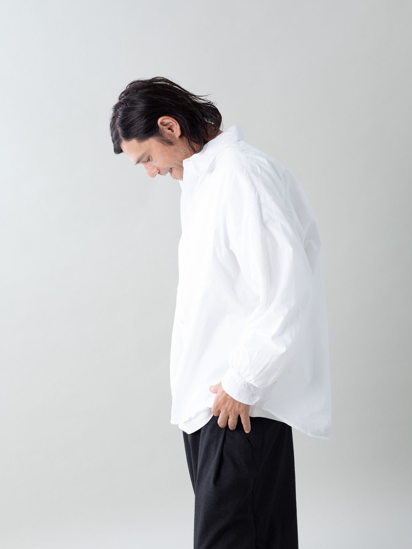 【予約品 5月6日(水) 締切】DRIFT-SHIRTS / ワイドシャツ / ホワイト