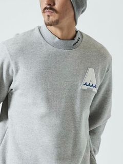 muta Mockneck Sweatshirt / スウェット / グレー 【Acanthus×muta】