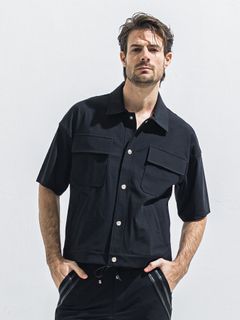 【予約品 2月15日(日) 18:00 締切】CPO HALE SHIRTS JK / CPOハーフスリーブジャケット / ブラック