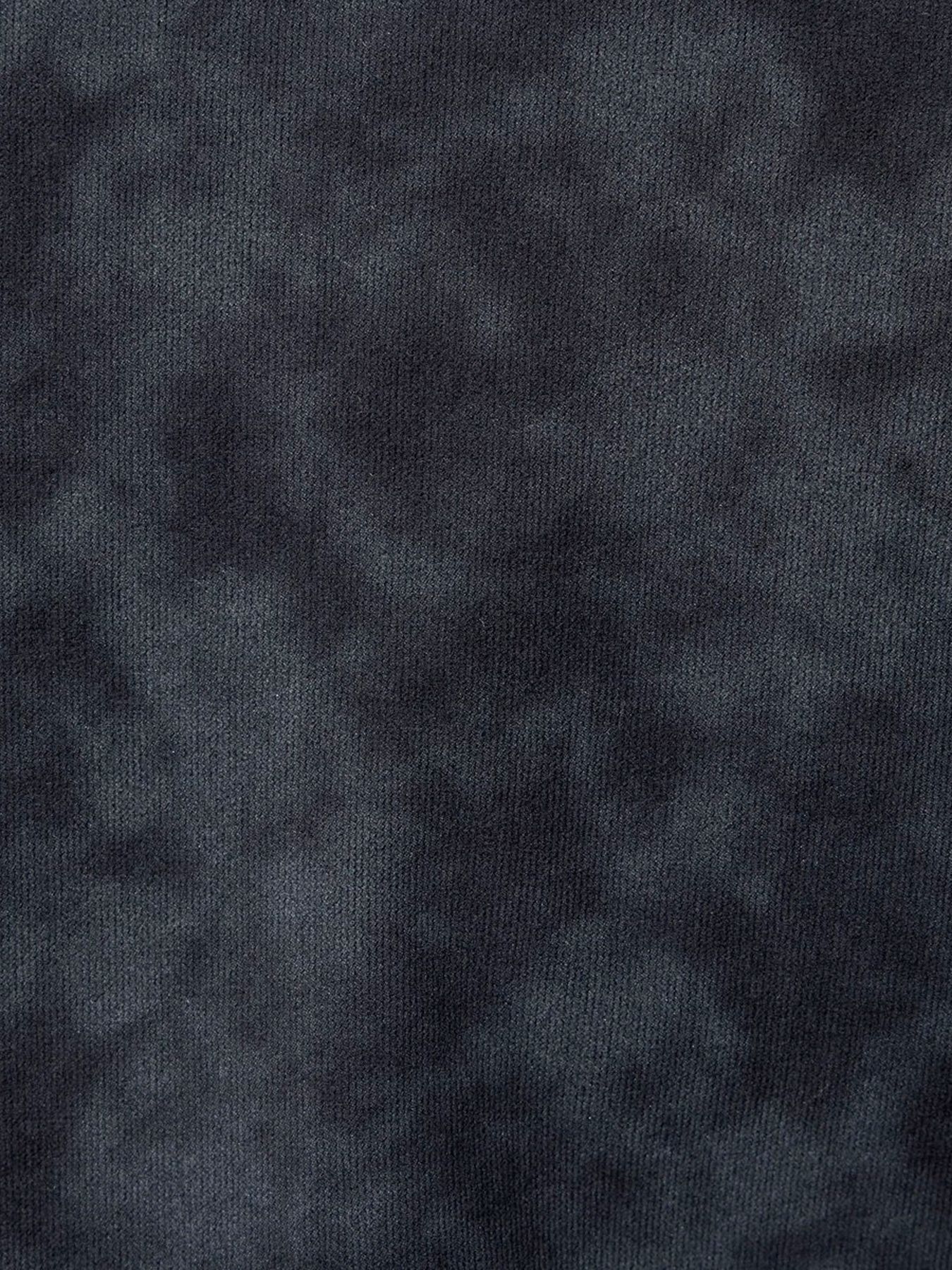 ムラプリントスタンドアップジップブルゾン / ブラック【HIDEAWAYS】