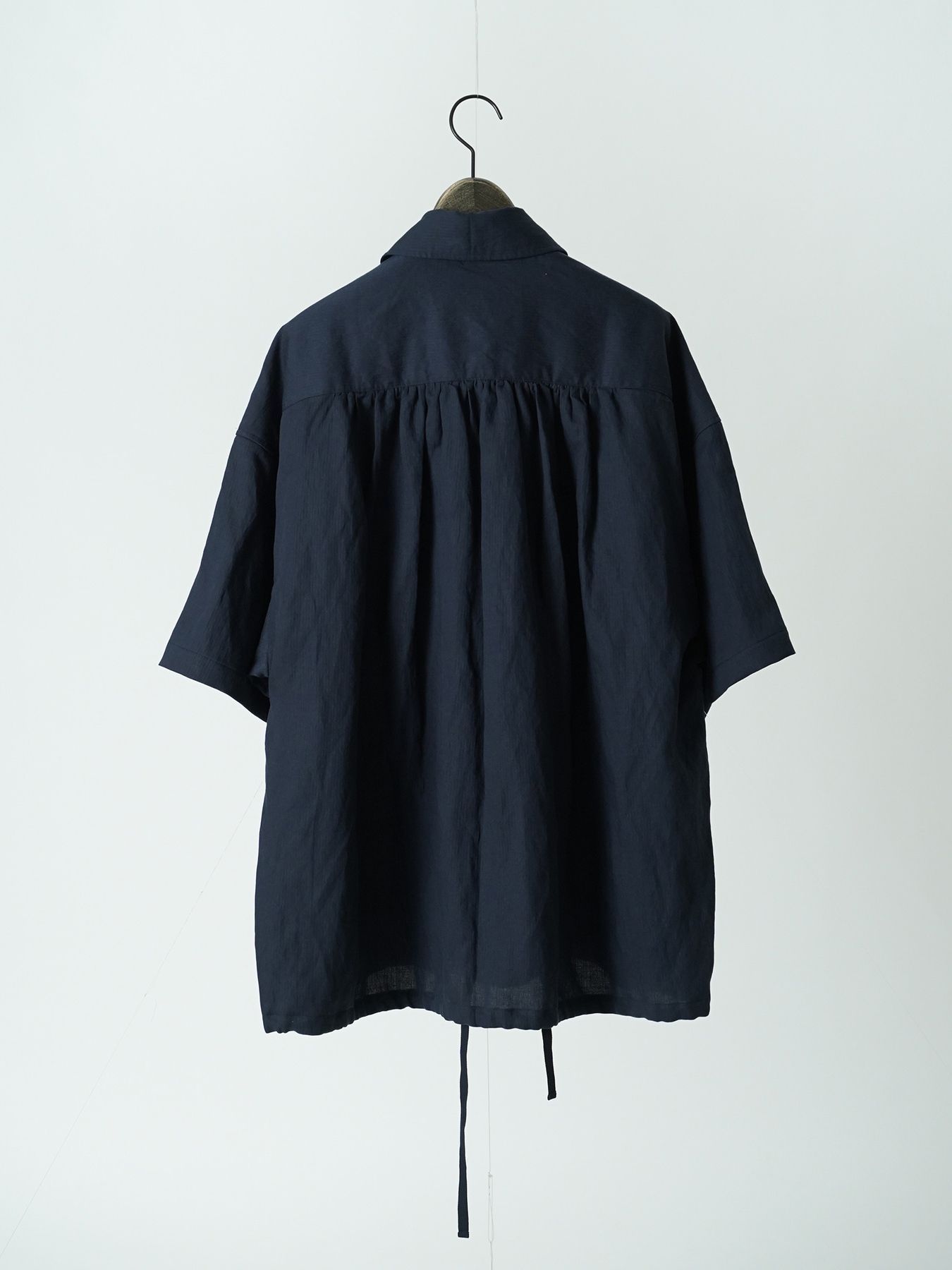 【予約品 5月6日(水) 締切】PLISSE-SHIRTS / ワークシャツ / ネイビー