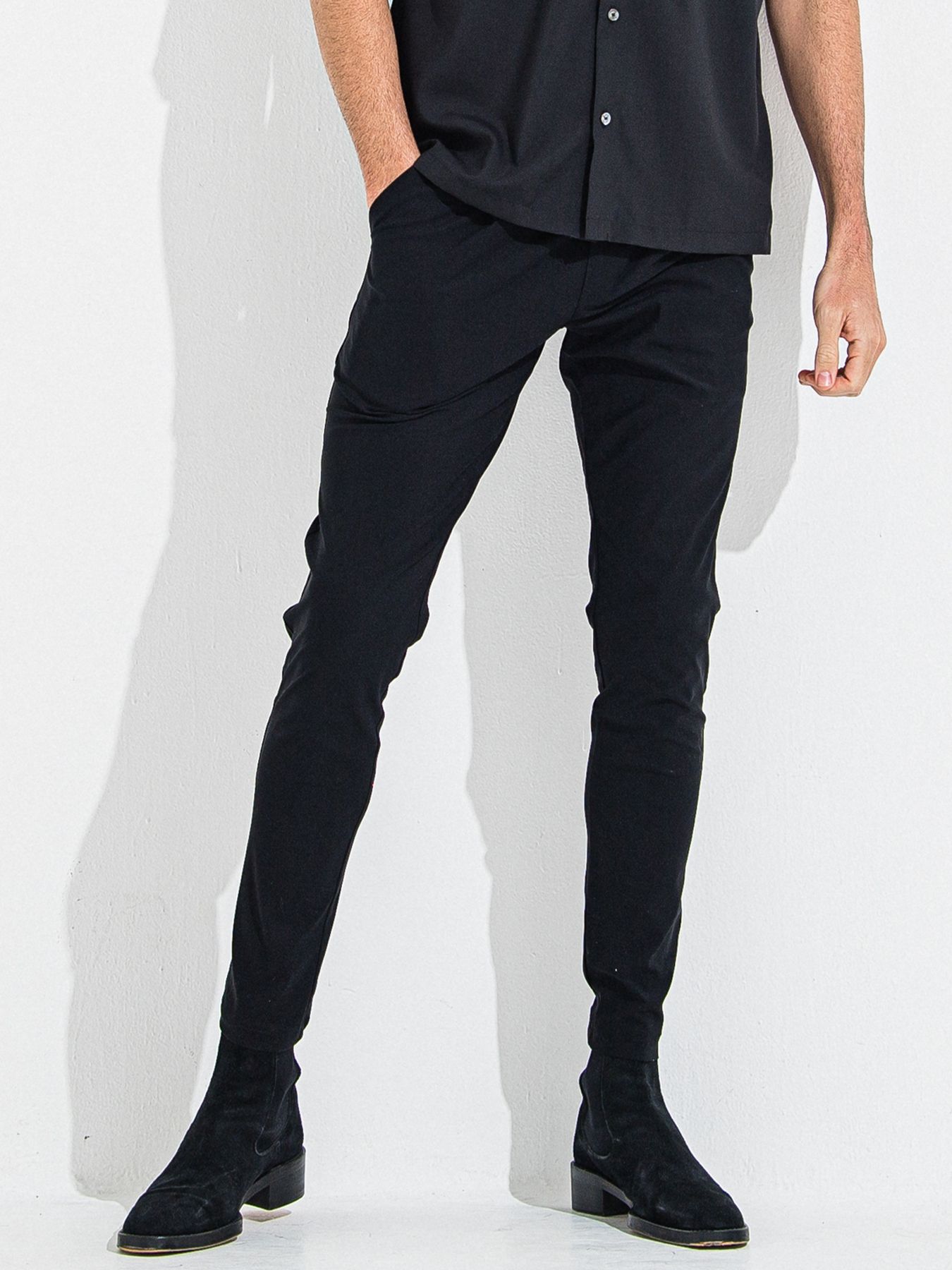 【予約品 】CHRIS EASY TUCK PANTS / クリスイージータックパンツ / ブラック