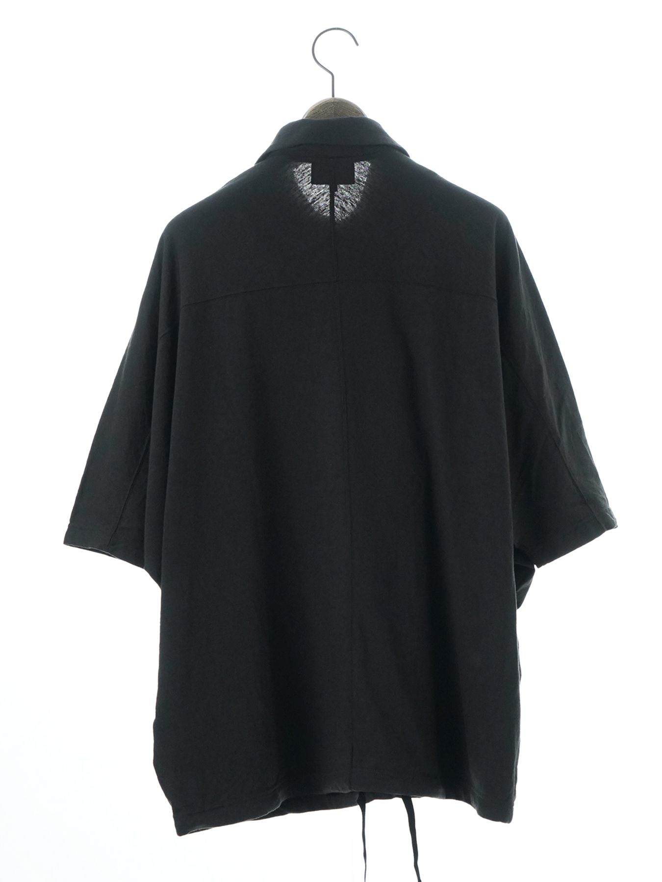 【予約品 11月23日(日) 締切】WINGPOLO / コットンリネン ポロシャツ / CHARCOAL