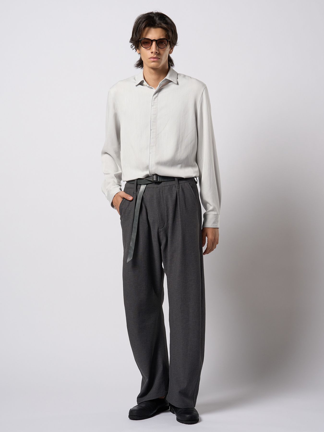 【予約品 9月23日(火) 締切】combination slip-on shoes / コンビネーション スリッポンシューズ / ブラック