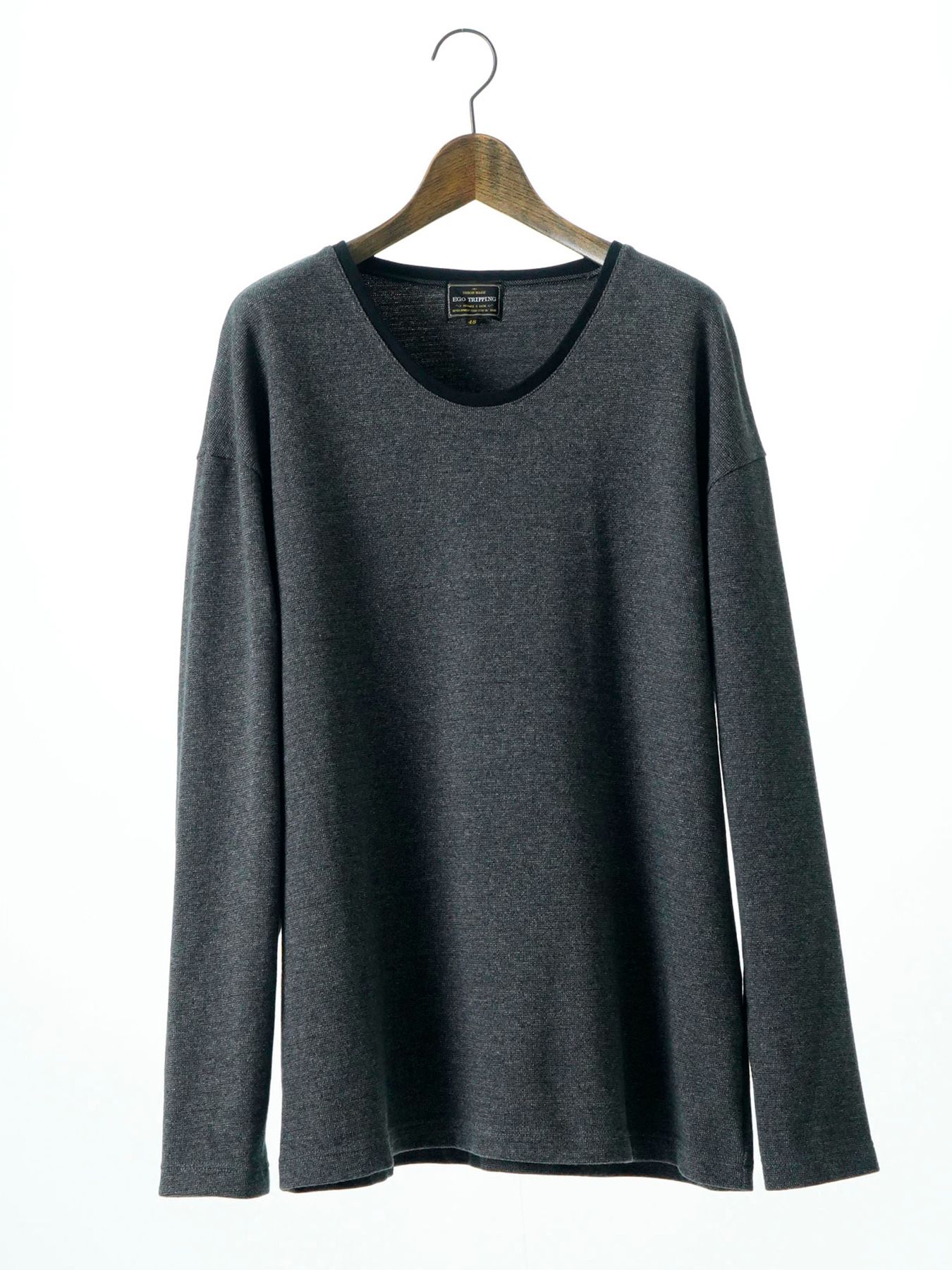 【予約品 6月2日(月) AM10時 締切】LUXWARM / ロングスリーブTシャツ / 杢グレー