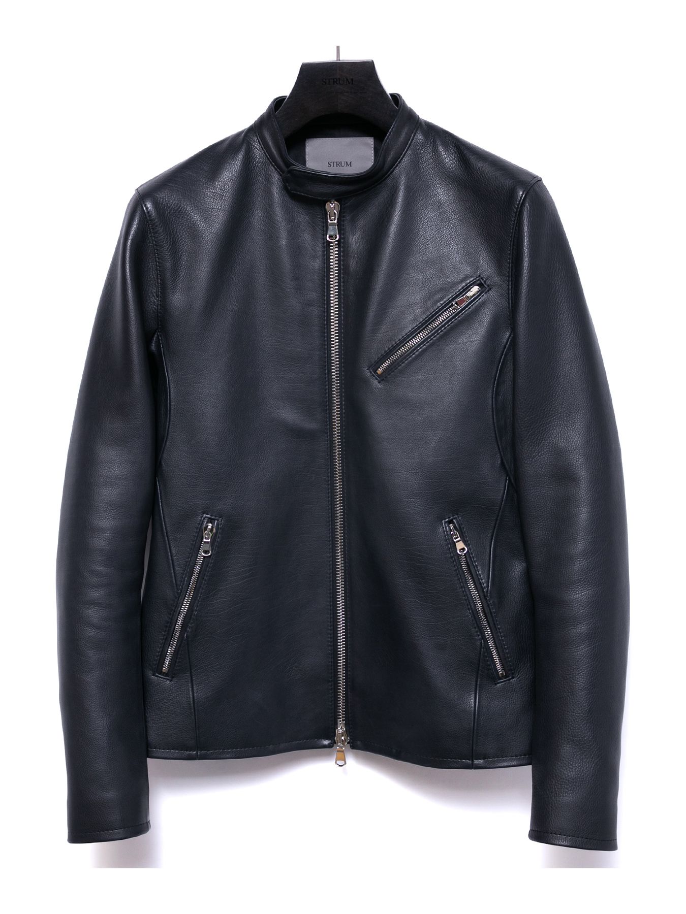 【予約品 9月27日(日) 締切】オイルカーフ シングルライダース / SLATER / BLACK