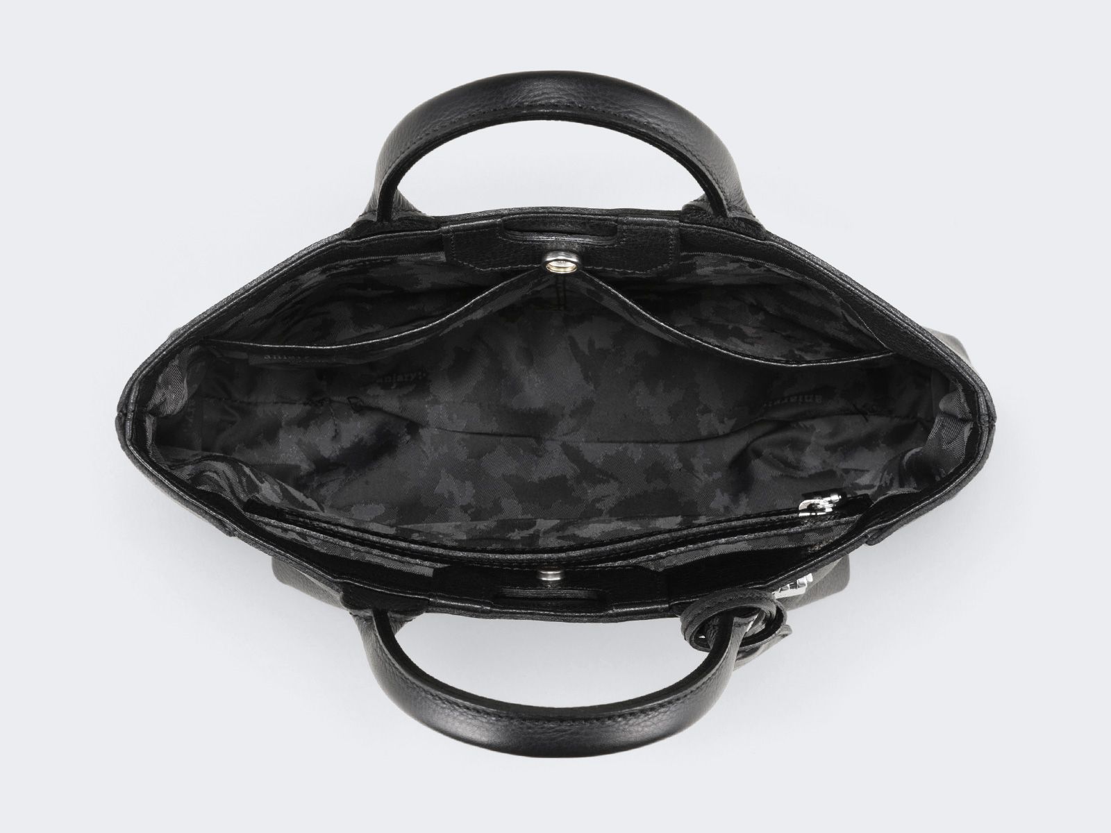 トート Shrink Leather / Charcoal BLACK 【aniary】