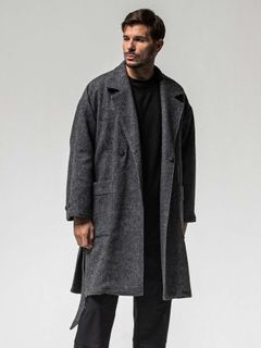 【予約品 】GOWN OVER COAT / ガウンオーバーコート / グレー