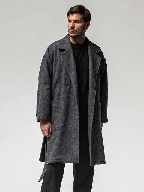 【予約品 】GOWN OVER COAT / ガウンオーバーコート / グレー