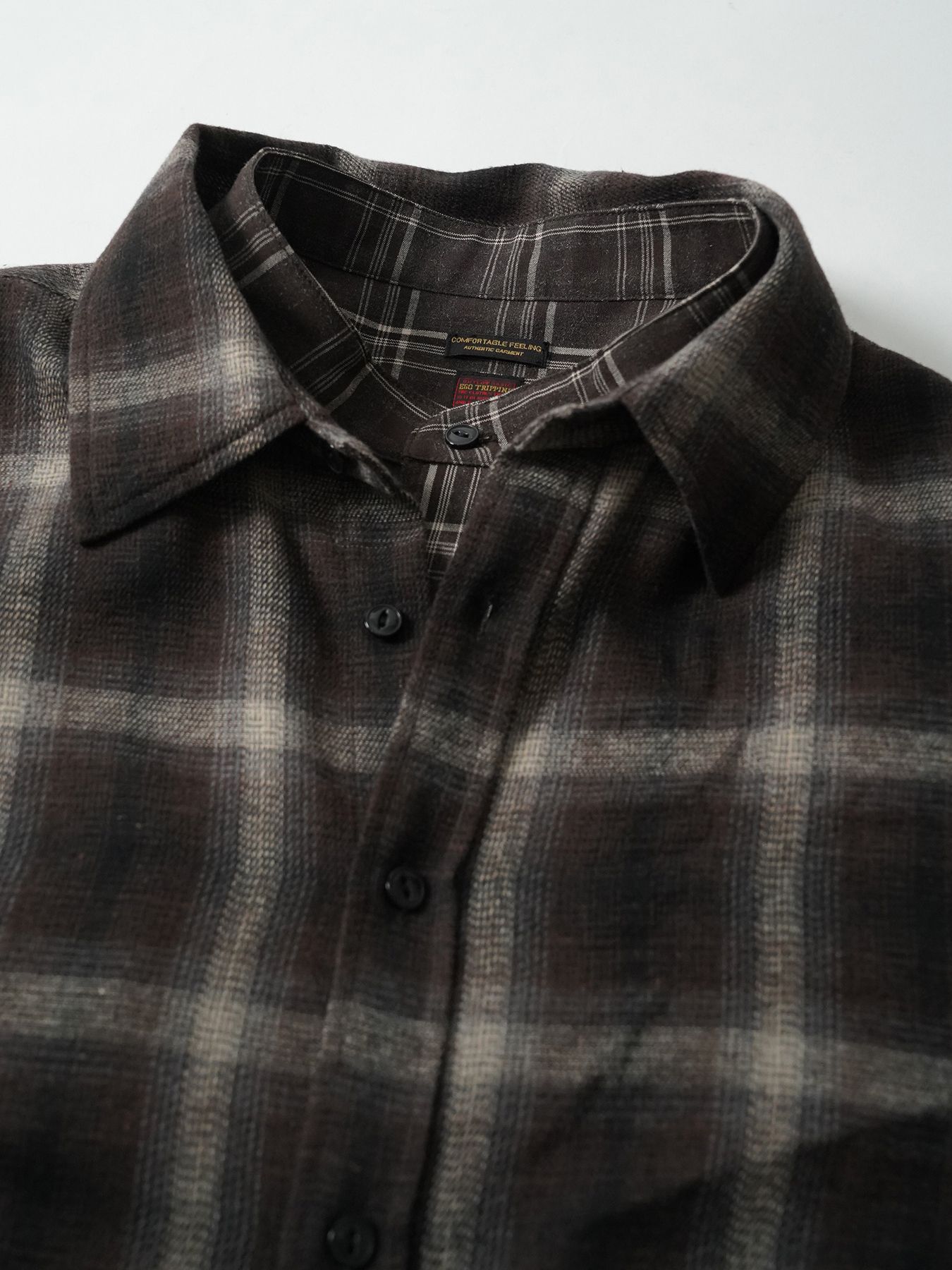 【予約品 5月27日(水) 締切】DOUBLE-SHIRTS / レイヤードシャツ / ブラウン系