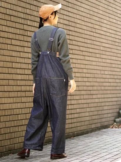 デニムビックオーバーオール made in Japan